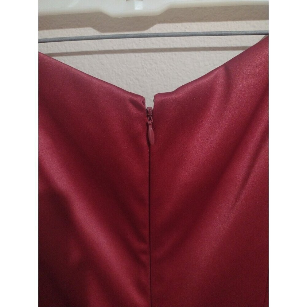 NWT New Melrose Black Bodycon Dress Women's Size 14 Red - Picture 9 of 12